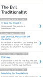 Mobile Screenshot of eviltraditionalist.blogspot.com