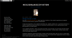 Desktop Screenshot of neszorakozzviktor.blogspot.com