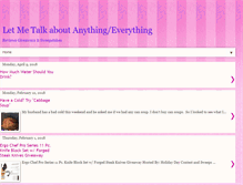 Tablet Screenshot of letmetalkaboutanythingeverything.blogspot.com