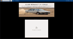 Desktop Screenshot of clubrenault21.blogspot.com