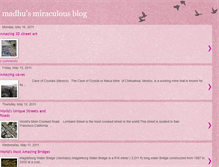 Tablet Screenshot of madhusmiraculousblog.blogspot.com