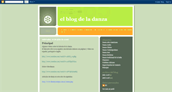 Desktop Screenshot of elblogdeladanza.blogspot.com