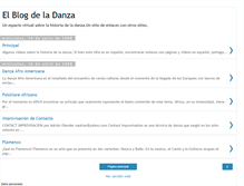 Tablet Screenshot of elblogdeladanza.blogspot.com