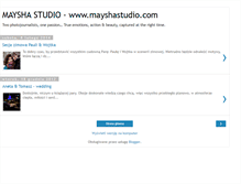 Tablet Screenshot of mayshastudio.blogspot.com