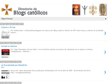 Tablet Screenshot of dirblogscatolicos.blogspot.com