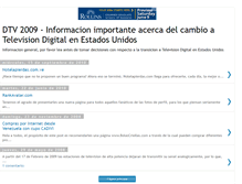 Tablet Screenshot of dtv2009espanol.blogspot.com