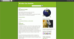 Desktop Screenshot of mi-sitio-con-sentido.blogspot.com