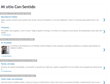 Tablet Screenshot of mi-sitio-con-sentido.blogspot.com