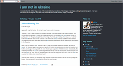 Desktop Screenshot of iamnotinukraine.blogspot.com