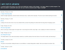 Tablet Screenshot of iamnotinukraine.blogspot.com