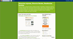 Desktop Screenshot of divorciosydesahucios.blogspot.com