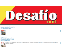 Tablet Screenshot of desafio-peru.blogspot.com