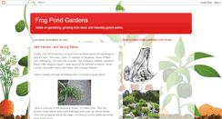 Desktop Screenshot of frogpondgardens.blogspot.com