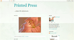 Desktop Screenshot of printedpress.blogspot.com