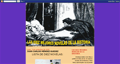 Desktop Screenshot of lasdiezmejoresnovelasdelahistoria.blogspot.com