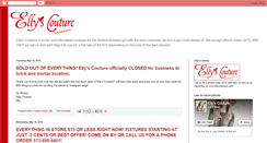 Desktop Screenshot of ellyscouture.blogspot.com
