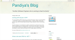 Desktop Screenshot of pandiyachendur.blogspot.com