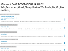 Tablet Screenshot of cakedecorationsinsale.blogspot.com