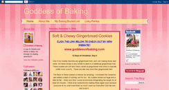 Desktop Screenshot of goddessofbaking.blogspot.com