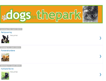 Tablet Screenshot of dogs-inthepark.blogspot.com