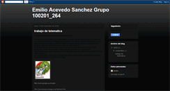 Desktop Screenshot of emilioacevedosanchezgrupo100201264.blogspot.com