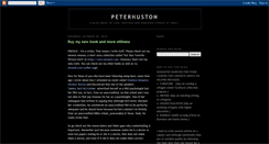 Desktop Screenshot of peterhuston.blogspot.com