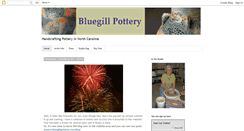 Desktop Screenshot of bluegillpottery.blogspot.com