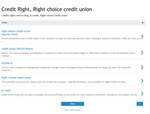 Tablet Screenshot of creditright.blogspot.com