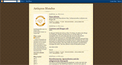 Desktop Screenshot of antiquusmundus.blogspot.com