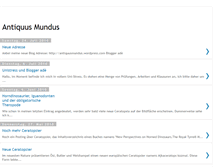 Tablet Screenshot of antiquusmundus.blogspot.com