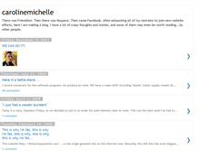 Tablet Screenshot of carolinemichelle.blogspot.com