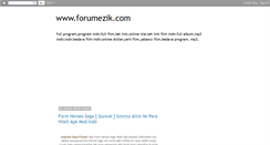 Desktop Screenshot of forumezik.blogspot.com