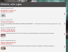 Tablet Screenshot of historiaarteygeo.blogspot.com