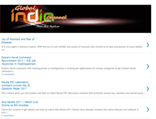 Tablet Screenshot of globalindiachannel.blogspot.com