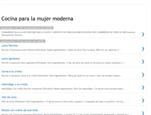 Tablet Screenshot of cocinaparalamujermoderna.blogspot.com