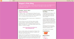 Desktop Screenshot of meganpinkblog.blogspot.com