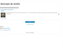 Tablet Screenshot of municipiodeantilla.blogspot.com