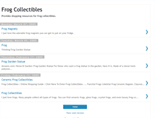 Tablet Screenshot of frog-collectibles.blogspot.com