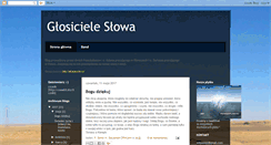 Desktop Screenshot of glosicieleslowa.blogspot.com