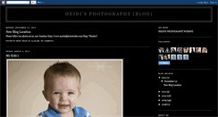 Desktop Screenshot of heidis-photography.blogspot.com