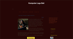 Desktop Screenshot of lagubaliku.blogspot.com