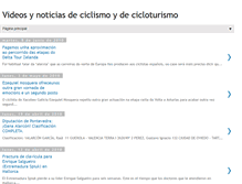 Tablet Screenshot of ciclismoycicloturismo.blogspot.com