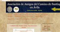 Desktop Screenshot of caminodesantiagoenavila.blogspot.com