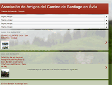 Tablet Screenshot of caminodesantiagoenavila.blogspot.com