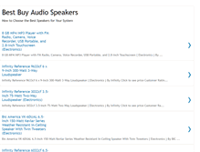 Tablet Screenshot of bestbuyaudiospeakers.blogspot.com