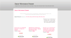 Desktop Screenshot of dacormicrowavedrawerok.blogspot.com