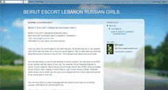 Desktop Screenshot of beirut-escort.blogspot.com