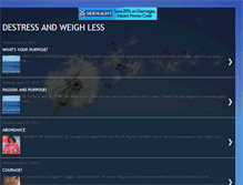 Tablet Screenshot of destressandweightless.blogspot.com