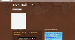 Desktop Screenshot of clicktechdoll.blogspot.com