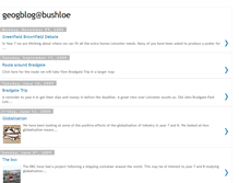 Tablet Screenshot of geogblogbushloe.blogspot.com